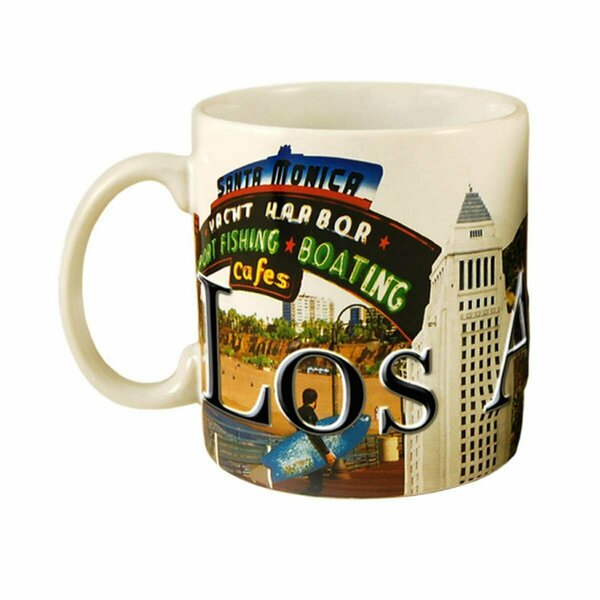 Americaware Los Angeles 18 oz Full Color Relief Mug SMLAC03